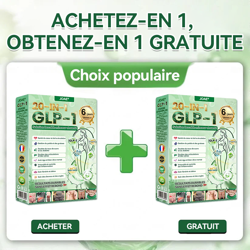 🔥 Boutique Officielle 𝐉𝑶𝗔𝙀® | 𝐆𝑳𝗣-1 20-en-1 Slim & Health Oral Solution – 1 prise par jour, résultats en 6 jours 💧 100 milliards de probiotiques actifs pour mincir naturellement, réguler la glycémie et raffermir la peau.