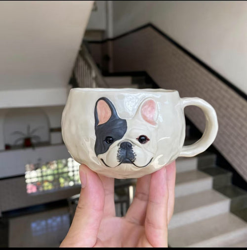 black and white Bulldog