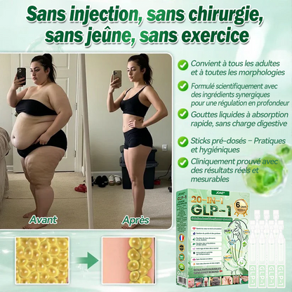 🔥 Boutique Officielle 𝐉𝑶𝗔𝙀® | 𝐆𝑳𝗣-1 20-en-1 Slim & Health Oral Solution – 1 prise par jour, résultats en 6 jours 💧 100 milliards de probiotiques actifs pour mincir naturellement, réguler la glycémie et raffermir la peau.