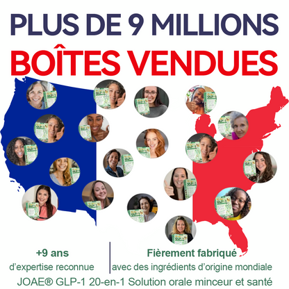 🔥 Boutique Officielle 𝐉𝑶𝗔𝙀® | 𝐆𝑳𝗣-1 20-en-1 Slim & Health Oral Solution – 1 prise par jour, résultats en 6 jours 💧 100 milliards de probiotiques actifs pour mincir naturellement, réguler la glycémie et raffermir la peau.